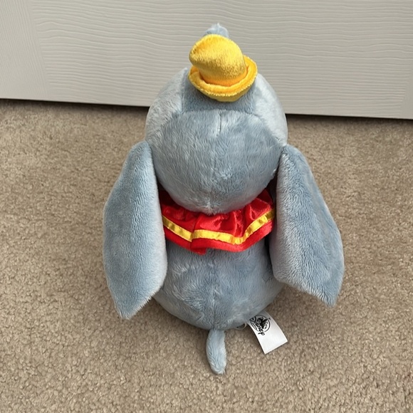 Authentic Disney Parks 10" Dumbo Plush Elephant with Hat Stuffed Animal T - Picture 3 of 6